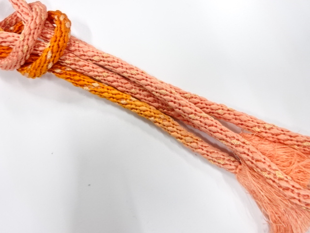 正絹　手組帯締め